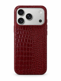 Shine Leather Snake Phone Case