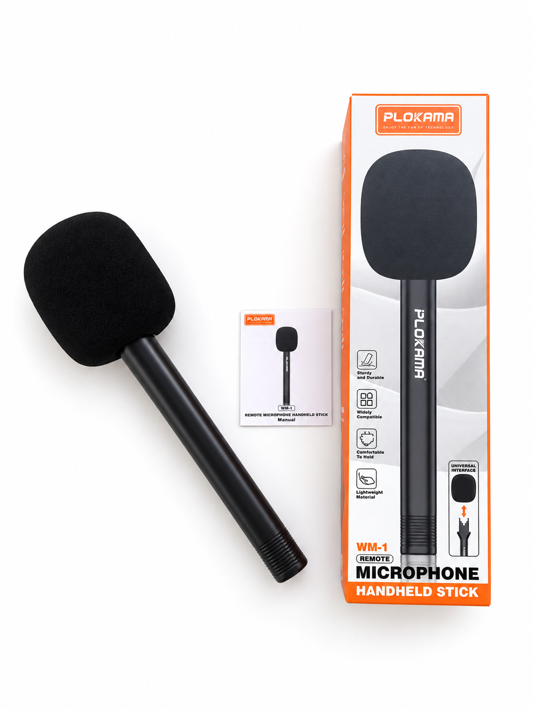 PLOKAMA WM-1 Remote Microphone Handheld Stick