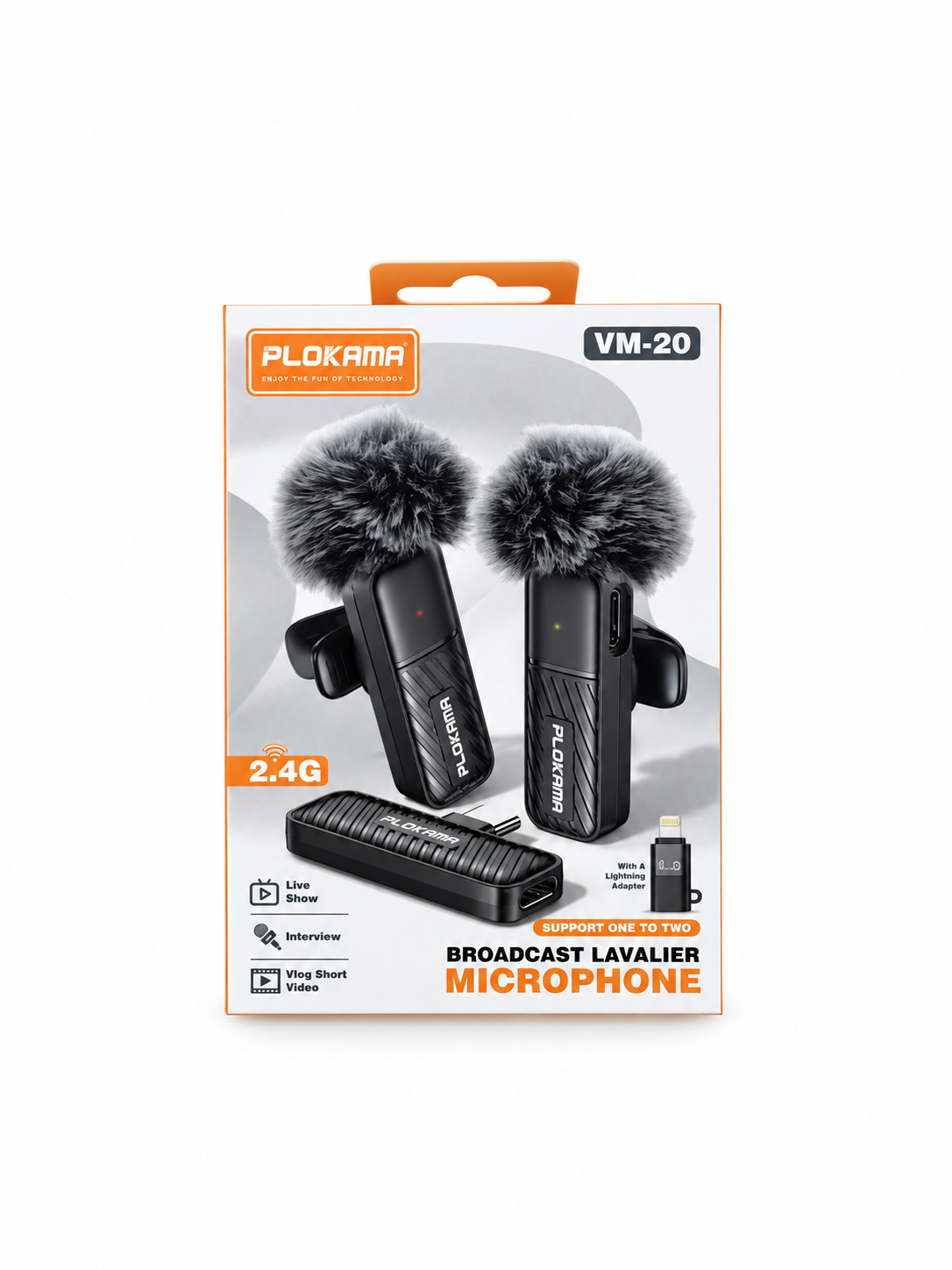 PLOKAMA VM-20 Wireless Lavalier Microphone