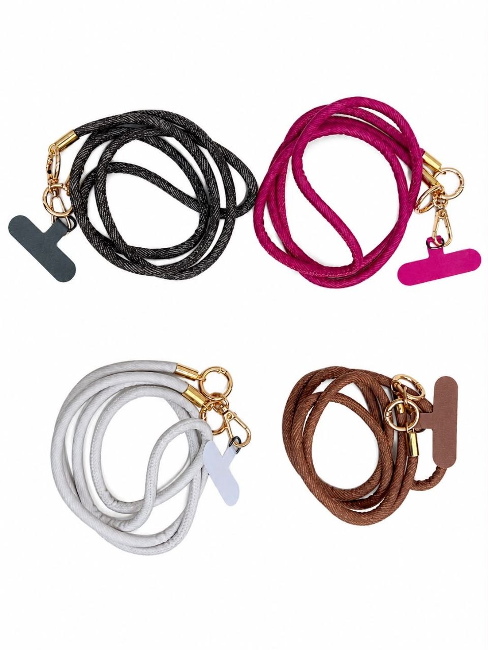 Leather rope long chain