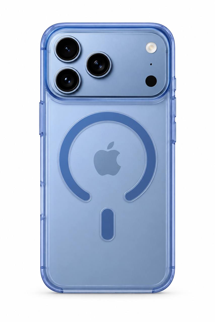 Transparent Colorful MagSafe Phone Case