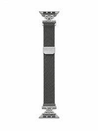 Metal Band With Ribbon Apple Watch Band