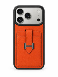 Hermès Leather Wallet Belt Phone Case