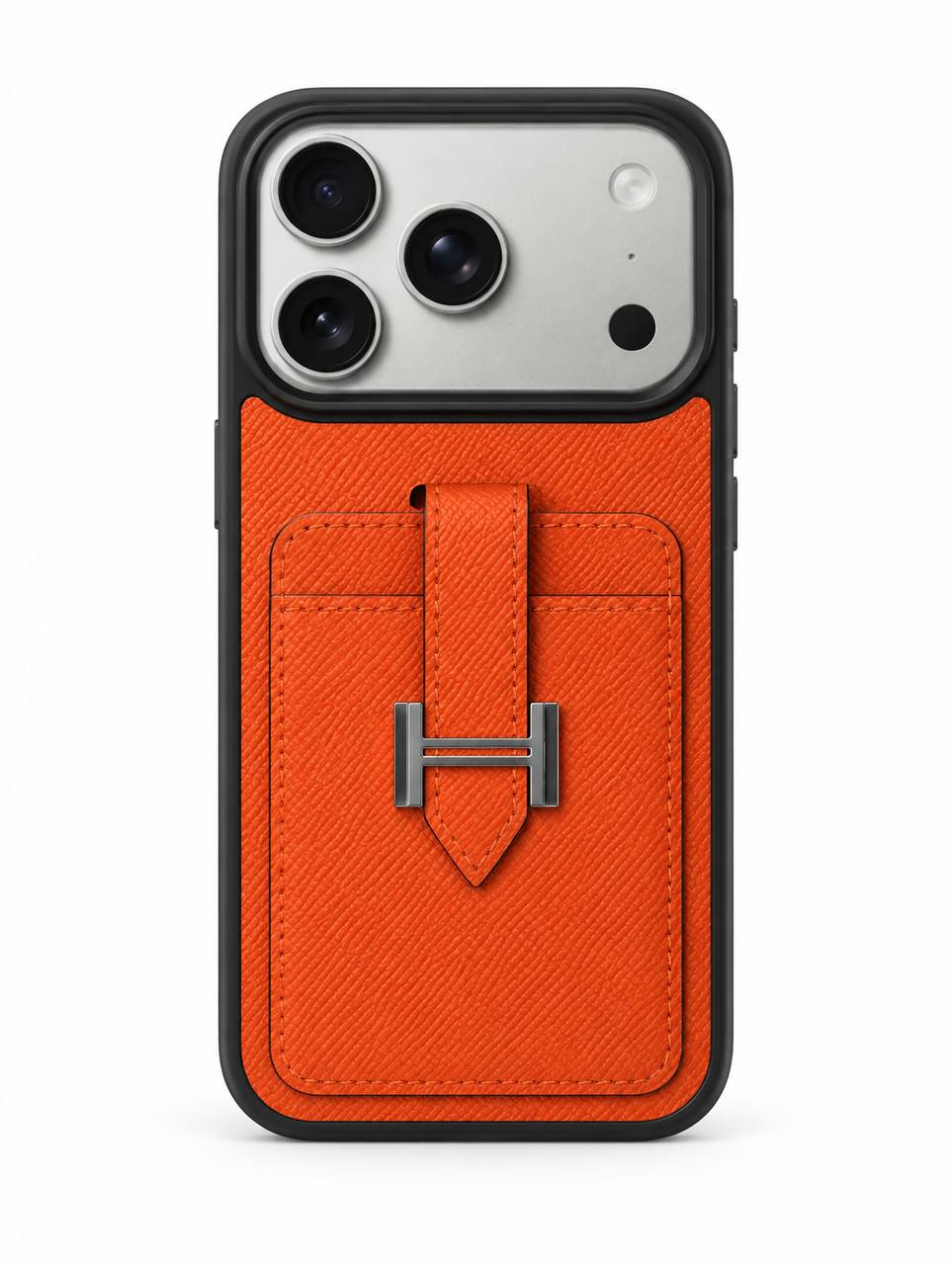 Hermès Leather Wallet Belt Phone Case