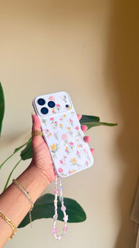3d Printed Shapes Phone Case With Beaded Strap