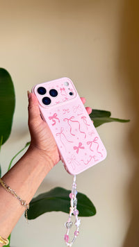 3d Printed Shapes Phone Case With Beaded Strap