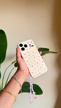 3d Printed Shapes Phone Case With Beaded Strap