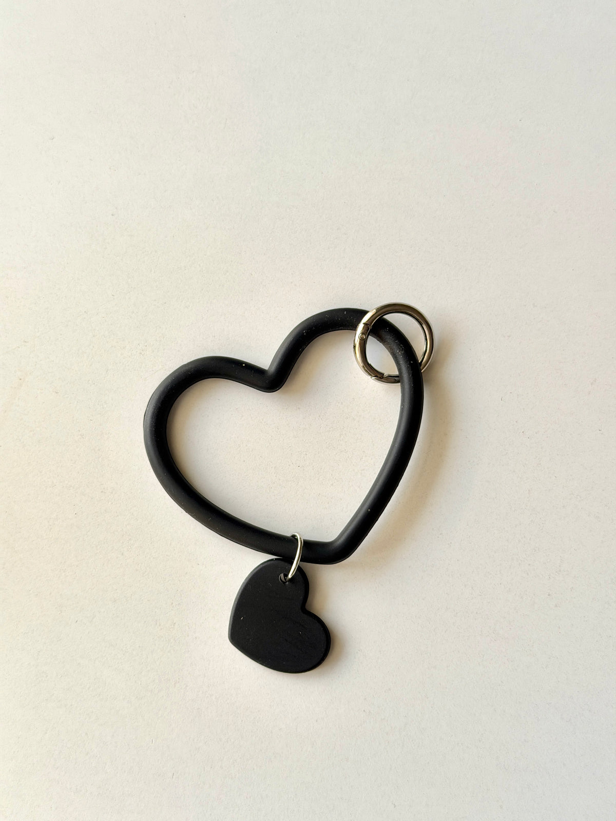 Silicone heart small chain
