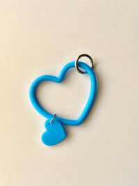 Silicone heart small chain