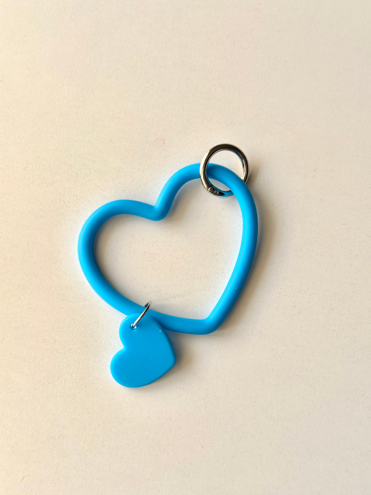 Silicone heart small chain