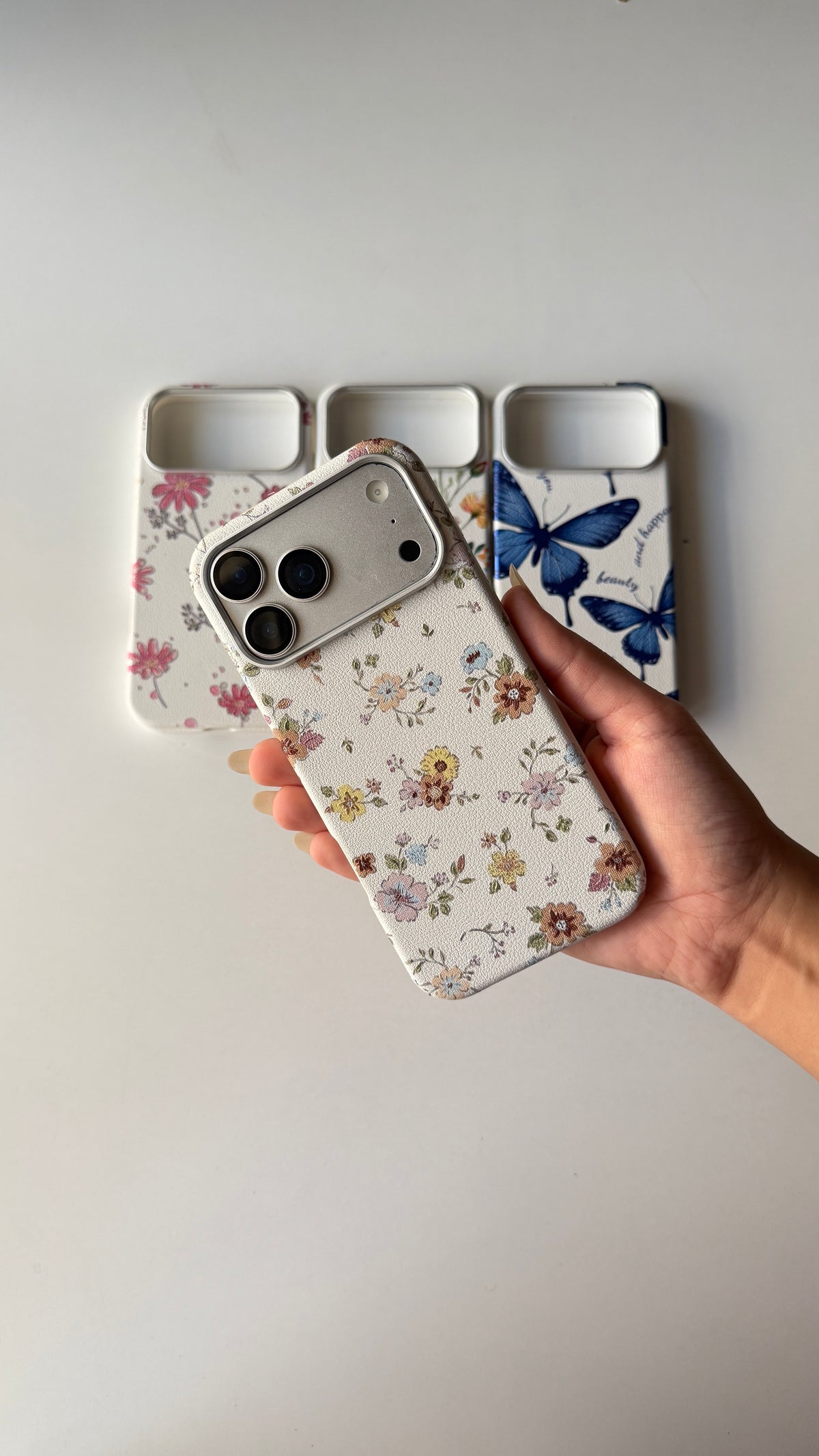 Leather Premium Flora Phone Case