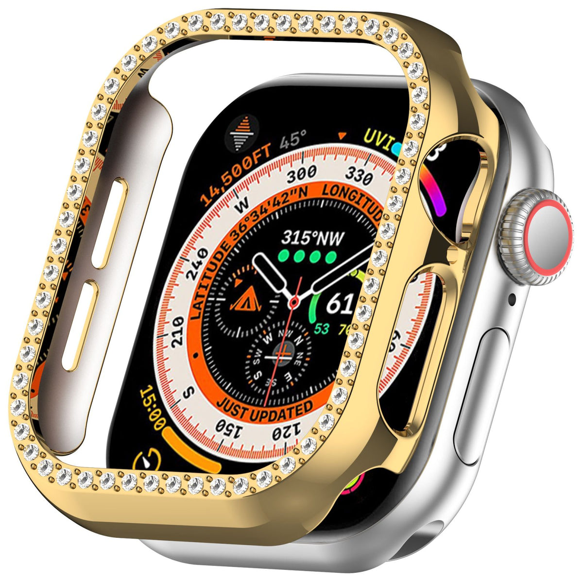 Apple Watch Cover Strass - Single-Row Diamond Plated