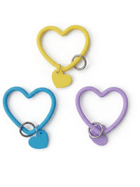 Silicone heart small chain