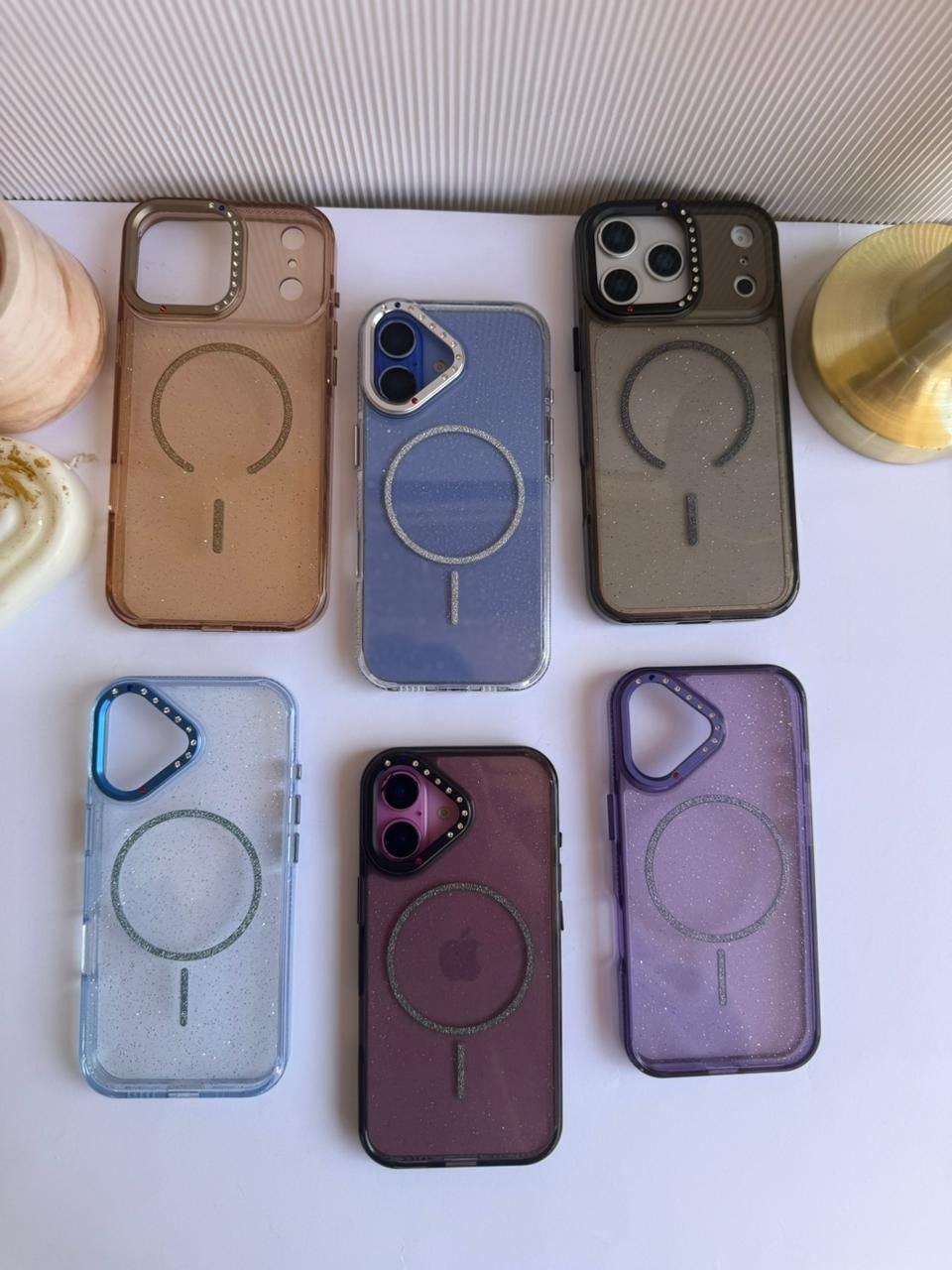 Diamond Glitter Lens Phone Case