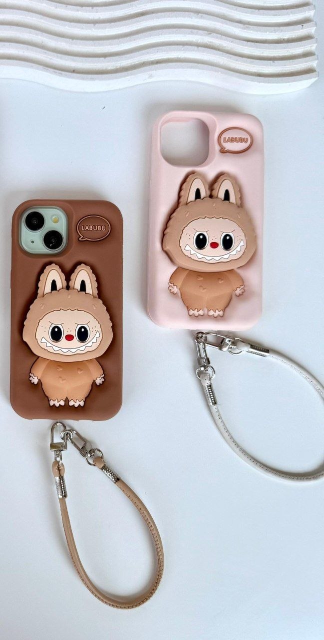 3D Labubu Phone Case With Holder
