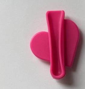 3D Heart-Shaped Phone Grip Holder