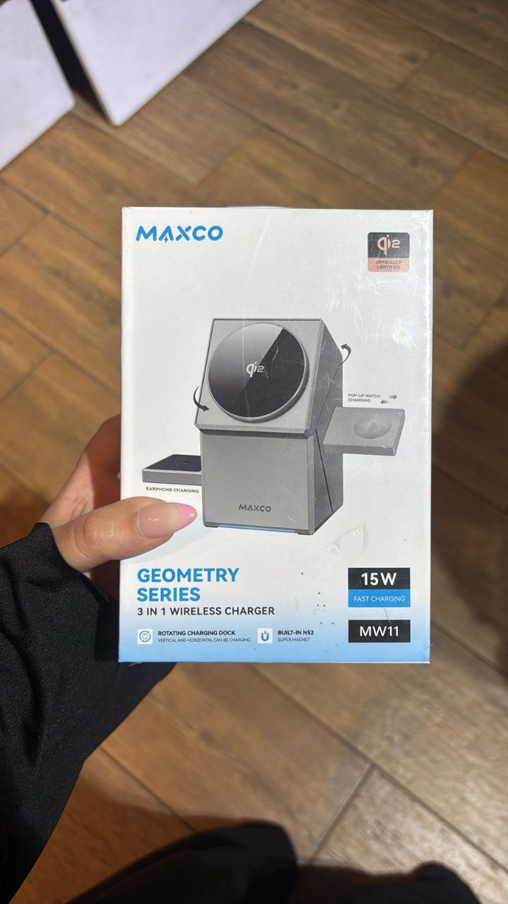 MW-11 MAXCO 3 in 1 wireless charger