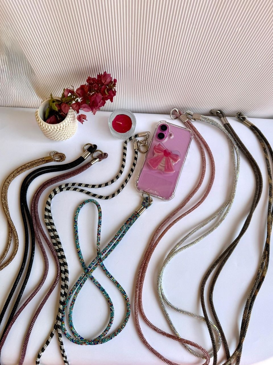 Long chain glittery
