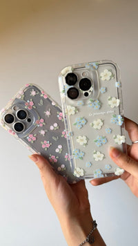 Transparent baby flowers Phone Case - Pop Socket