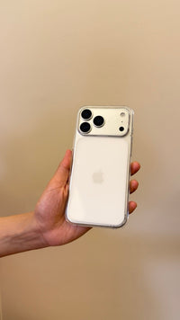 Glossy Solid Color Case with Clear Camera Bumper