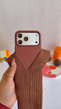 Knitted Phone Crossbody Bag