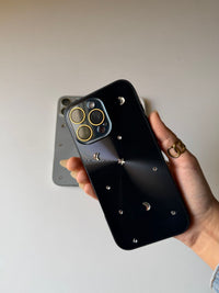 Matt Shap with Silver Stars Phone Case