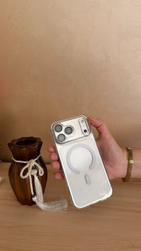 Shefange Transparent with MagSafe Phone Case