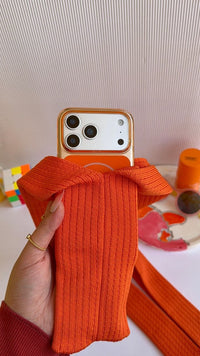 Knitted Phone Crossbody Bag